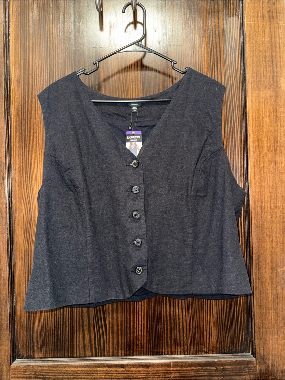 Express linen vest